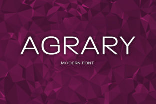 Agrary: A Modern Sans Serif Font for Campaign Creators