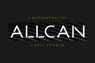 Allcan: A Modern Sans Serif Font for Small Business Branding