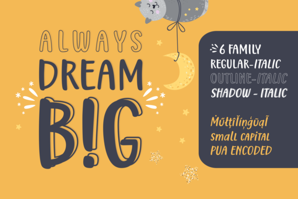Always Dream Big: A Playful Script Handwritten Font for Brand Designers