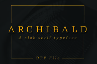 Archibald Slab Serif: A Font Built for Campaign Clarity