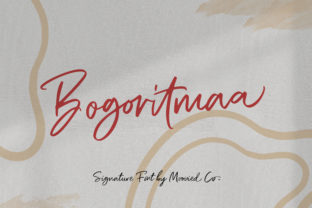 Bogoritmaa: A Handwritten Font for Crafters Who Want Real Character