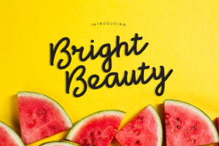 Bright Beauty: A Script Font That Elevates Brand Design
