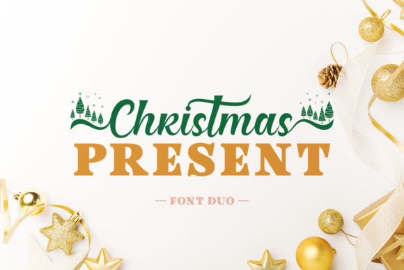 Christmas Present Duo: A Script Font for Cozy Editorial Layouts