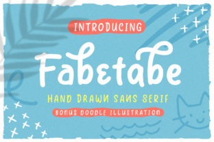 Fabetabe: A Playful Handwritten Font for Editorial Projects