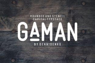 Gaman Font: A Modern Sans Serif for Crafters and Makers