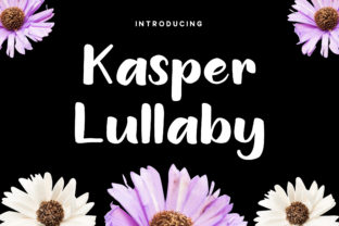 Kasper Lullaby: A Handwritten Font for Calm, Reader-Focused Design