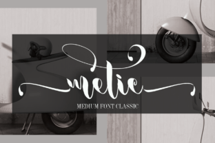 Metic Font: A Playful Script Typeface for Editorial Design and Branding