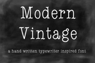 Modern Vintage Font: A Handwritten Script That Works for Real Craft Projects