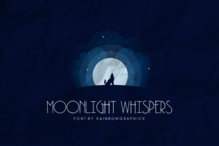 Moonlight Whispers: A Display Font for Handmade Elegance