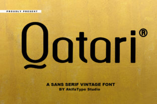 Qatari: A Strong, Modern Sans Serif Typeface for the Web