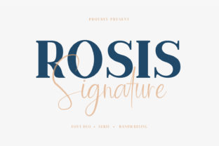 Rosis Ballroom: A Serif and Script Duo for Handmade Products