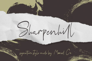 Sharpenhill: A Signature Font That Feels Authentic