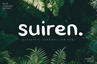 Suiren Handwritten Typeface for Digital Design Work