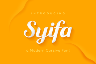 Syifa Script: A Bold Handwritten Font for Crafters
