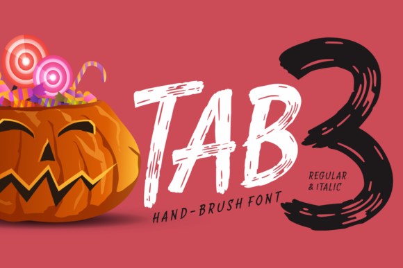 Tab 3: A Handbrushed Font for Thoughtful Editorial Design