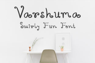 Varshuma Font Review: A Playful Romantic Handwritten Script