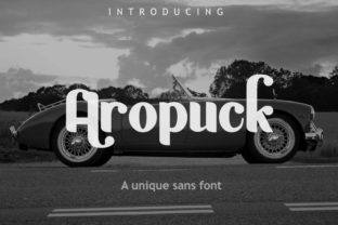 Why Aropuck Is the Vintage Sans Serif Font Your Handmade Shop Needs