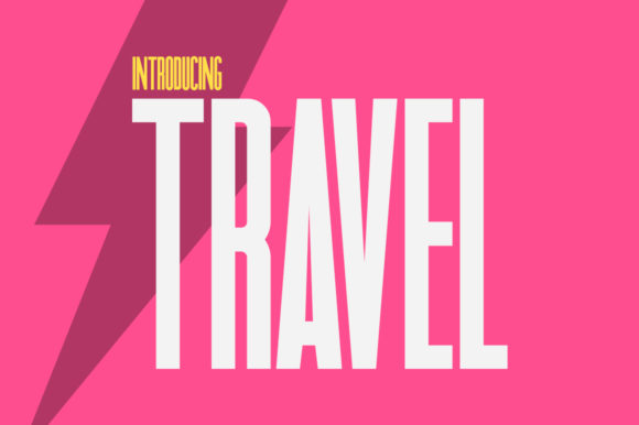 Why Travel Is the Bold Sans Serif Your Craft Projects Need